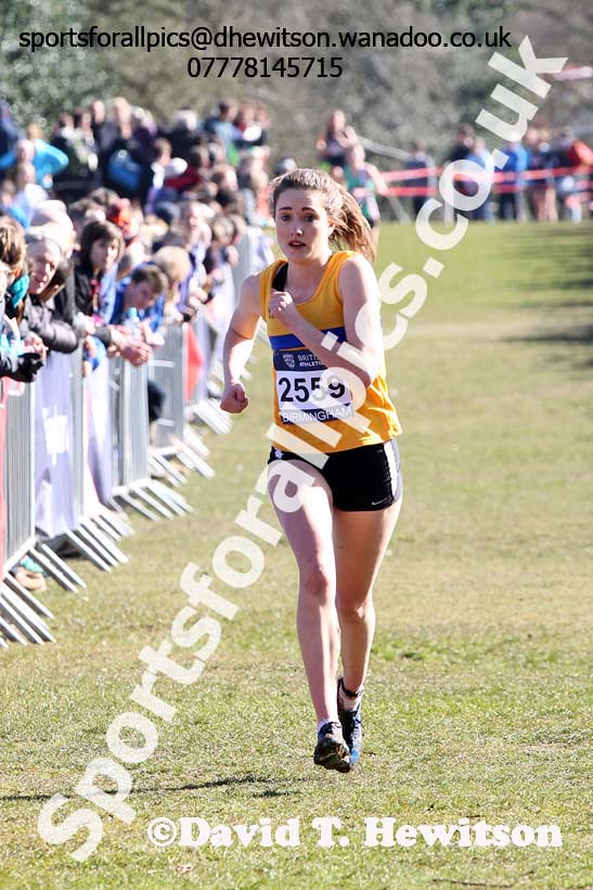 Womens under-20s Inter Counties Cross Country,  Cofton Park, Birmingham. Photo: David T. Hewitson/Sports for All Pics